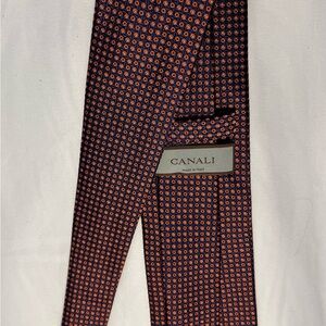 Canali Silk Jacguard-Print Tie